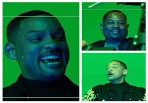 بالفيديو| ويل سميث يهنئ مارتن لورانس بعيد ميلاده في كواليس"Bad Boys 3"