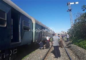 ننشر أسماء المصابين في حادث خروج قطار عن القضبان بكفر الشيخ