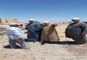 بالصور.. وكيل أوقاف جنوب سيناء يطالب بسرعة إنجاز أعمال الإنشاء بمسجد الروضة