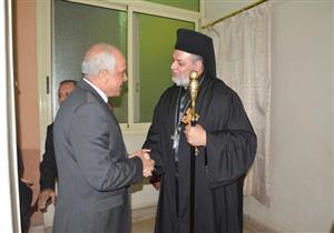  محافظ الجيزة ومدير الأمن يهنئان الأقباط الكاثوليك بـ"عيد القيامة"