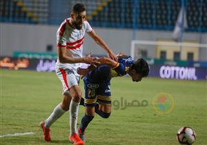 صور.. مباراة الزمالك والإنتاج الحربي بالدوري