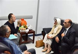  "برنامج علاجي".. تفاصيل زيارة وزيرة الصحة لـ شريف مدكور بالمستشفى