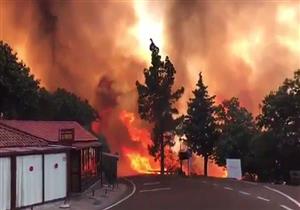 إجلاء ألفي شخص إثر اندلاع حريق غابات بجزيرة جران كناريا الأسبانية