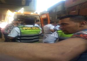 بالصور.. مصرع 5 أشخاص سقطت بهم سيارة ميكروباص من أعلى محور صفط اللبن