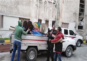 ضبط 109 مكبرات صوت بـ7 أحياء في الإسكندرية- صور