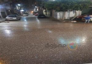 بالفيديو والصور.. لحظة تساقط الثلوج على أحياء الإسكندرية
