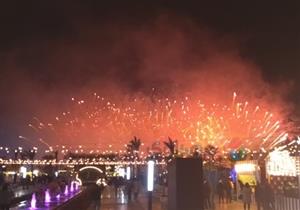 بالصور| بشرى ورزان مغربي بافتتاح "winter wonderland".. و"اتوستراد" تغني "يا ترى ناسي"