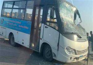 إصابة 9 طلاب في انقلاب أتوبيس مدرسي في الهرم