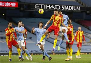 تعادل جديد لمانشستر سيتي في الدوري الإنجليزي أمام وست بروميتش