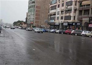 بالصور.. سقوط أمطار على مدن وقرى الدقهلية