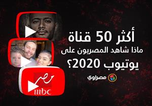 أكثر 50 قناة.. ماذا شاهد المصريون على يوتيوب 2020؟ 