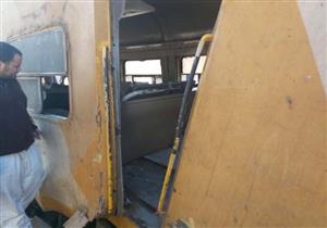 انقلاب 3 عربات في قطار بالمنيا.. ومصدر: مخصص لنقل القصب