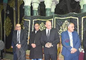 وزيرا الإعلام والتموين وخيري رمضان في عزاء والد خالد ميري (صور وفيديو)