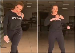 فيديو| بعد تعليق الدراسة.. إيمي سالم تنصح جمهورها بتحدي الرقص