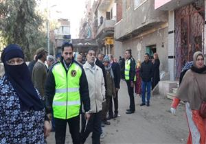 بالصور.. فض سوق المواشي في مركز السنطة بالغربية