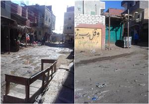 فض سوق في المنيا ضمن إجراءات مواجهة كورونا