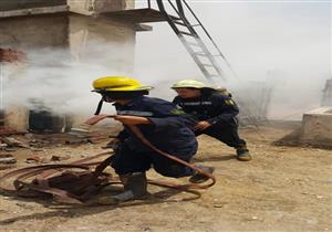 سرعة الوصول منعت كارثة.. إخماد حريق غرفة أعلى عقار بالهرم