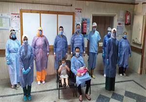 ولادة أول طفلة داخل الحجر الصحي للعائدين من الخارج بالزقازيق (صور)