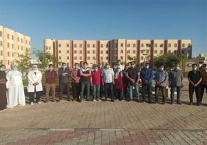 بدء تشغيل المدينة الجامعية ببني سويف كمستشفى للعزل