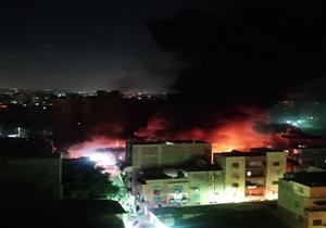 حريق البحر الأعظم.. امتداد النيران لشقة سكنية ومغسلة 