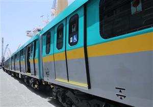 ضمن صفقة الـ٣٢ قطارًا الكورية.. وصول أول قطار مكيف إلى الخط الثالث بالمترو