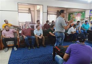 رئيس مدينة بلبيس يجتمع بالمعلمين استعدادًا لاستئناف النشاط الدراسي