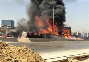 تتبع شركة خاصة.. البترول: ليس لنا علاقة بسيارة حريق الدائري 