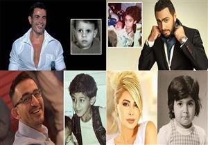 عادل إمام والهضبة ومنير ..30 صورة للنجوم في مرحلة الطفولة -"childhood photo challenge"