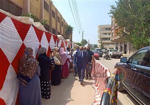 بالصور.. استقبال محافظ القليوبية بالزغاريد في لجان الشيوخ بكفر شكر