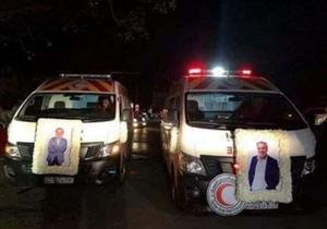 قبل دفن الجثمان.. صور المخرج حاتم علي تزين سيارات الإسعاف في سوريا 