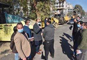 صور.. محافظ أسيوط يتفقد أعمال رصف الشوارع في حي غرب