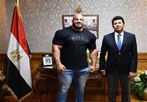 وزير الرياضة يهنئ بيج رامي بفوزه بلقب مستر أولمبيا