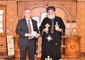  البابا تواضروس يستقبل الممثل الدنماركي لحرية الأديان