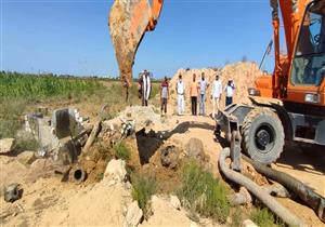 تنفيذ 107 قرارات إزالة تعديات على ترعتي الحمام وبهيج بالإسكندرية- صور