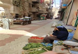 رصف الشوارع الضيقة والحواري بالانترلوك في الفيوم