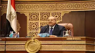 رئيس مجلس الشيوخ يعلن وفاة النائب حاتم حشمت