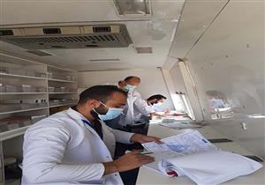 صور.. فحص 694 حالة خلال قافلة طبية مجانية في "أبو زنيمة" بجنوب سيناء