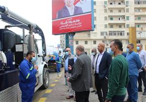 صور.. رئيس "القابضة للمياه" يتفقد استعدادات الإسكندرية لنوة المكنسة