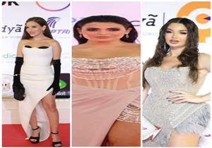 فتحة هيوليود تسيطر على فساتين الفنانات في مهرجان القاهرة