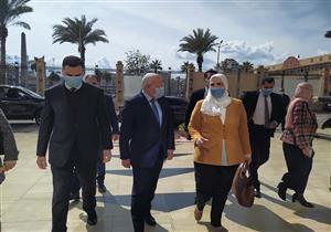صور.. وزيرة التضامن تصل بورسعيد للاجتماع بممثلي الجمعيات الأهلية 