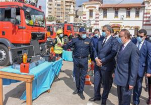 محافظ الإسكندرية: التعاقد على أكبر سيارة إطفاء في الوطن العربي- صور