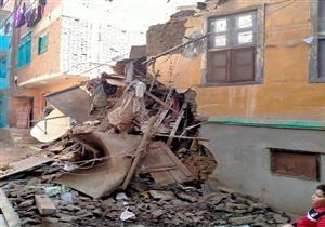 انهيار منزلين دون إصابات في المنوفية (صور)