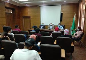 نائب رئيس جامعة بنها يلتقي اتحاد الطلاب 