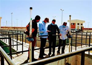  رئيس جهاز العاشر من رمضان يتفقد محطات مياه الشرب والصرف الصحي