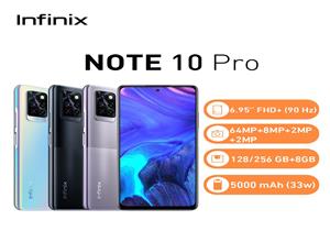 سلسلة Infinix NOTE 10 الجديدة تقدم أداءً سلسًا ومعالج قوي للألعاب الثقيلة