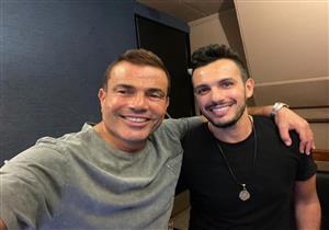  ماذا قال الموزع أحمد إبراهيم عن تعاونه الأول مع عمرو دياب؟