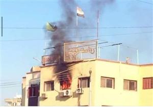 حريق يلتهم مكتب رئيس مدينة دكرنس في الدقهلية