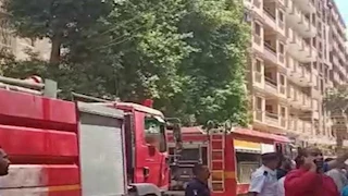حريق هائل يلتهم صالة جيم بالتجمع.. والحماية المدنية تدفع بـ4 سيارات إطفاء