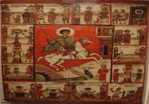 الكنيسة القبطية تحتفل بتذكار إحضار جسد الشهيد مارجرجس من فلسطين