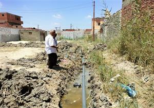 عودة المياه لعزبة الصعايدة بالإسماعيلية ومد خط بقطر 4 بوصة لزيادة الضخ